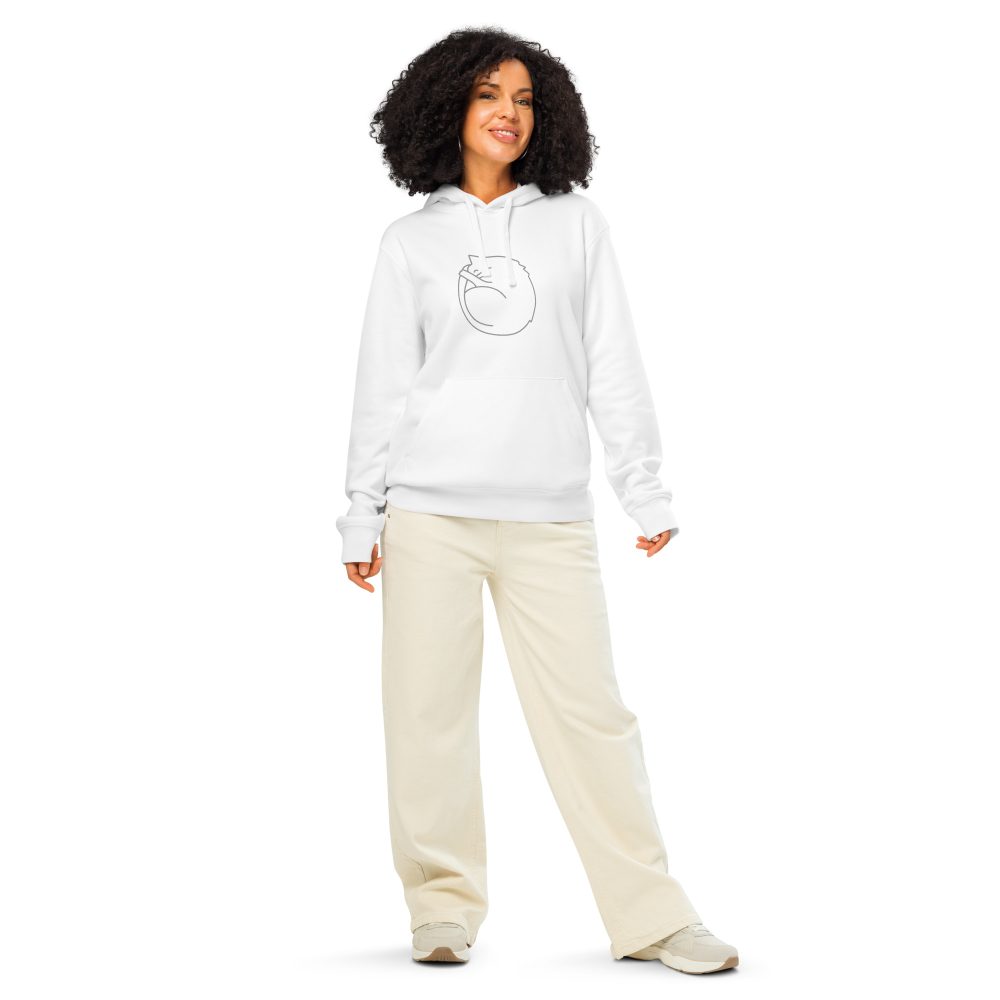 Purrmission to Lounge Unisex Hoodie – You’ve Been Approved - Image 11