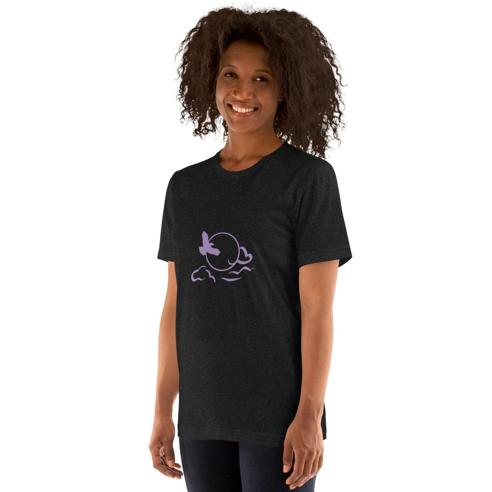 Skyward Soul Unisex Tee – Where Birds Fly, Hearts Follow - Image 4