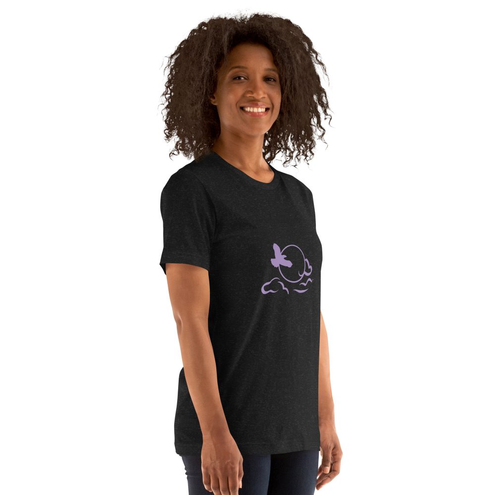Skyward Soul Unisex Tee – Where Birds Fly, Hearts Follow - Image 3